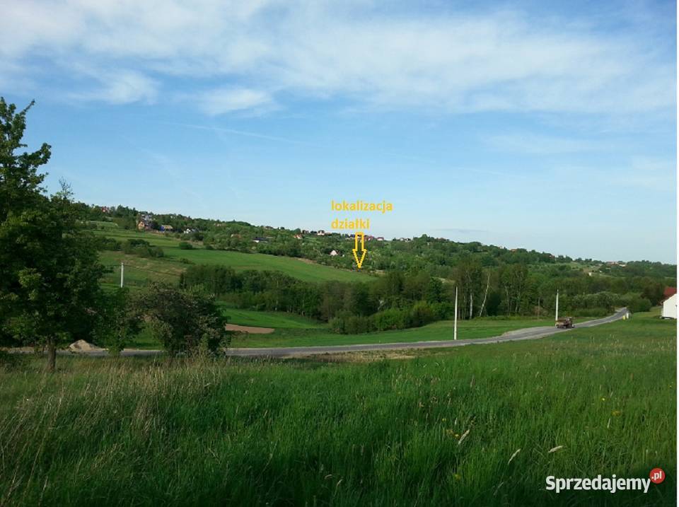 wynajmę działkę pod Krakowem rod p Wieliczka