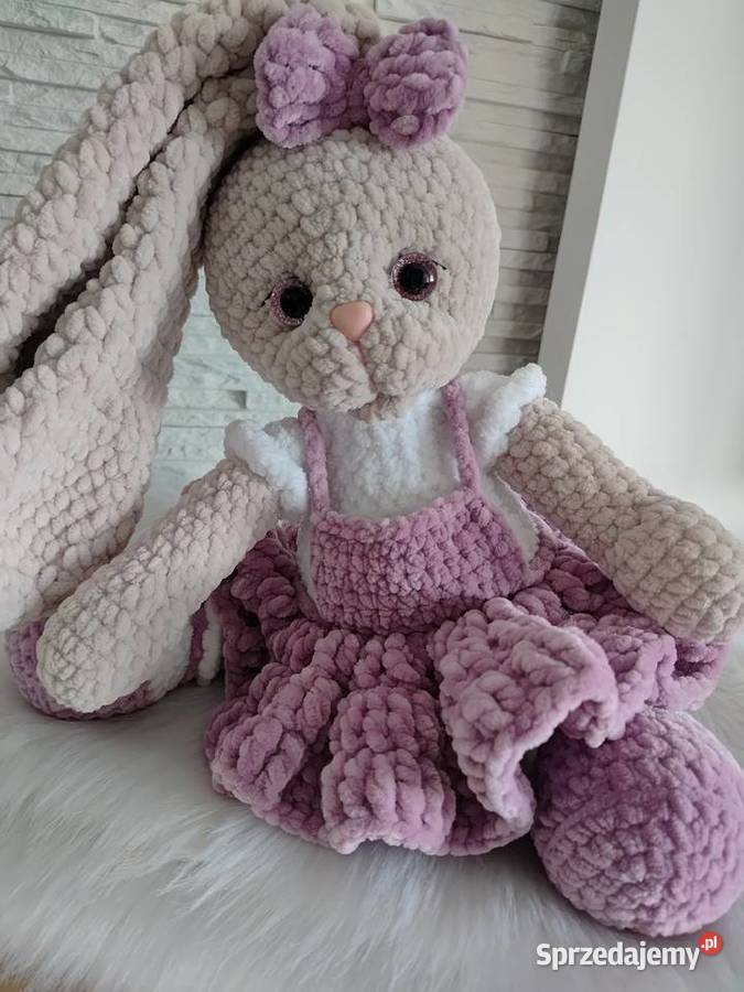 Miś handmade szydełkowy śląskie Łazy