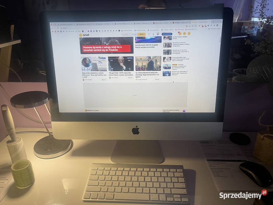 iMac Apple komputer 215 cala klawiatura Pozostałe Łódź