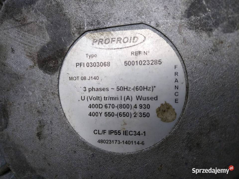 Wolnoobrotowy silnik 2 biegowy 035kw 550obr
