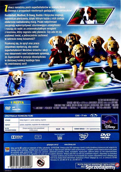 SUPERPSIAKI DISNEY 1 płyta Kalisz sprzedam