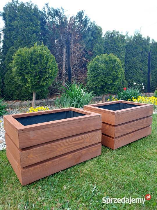 Donica drewniana ogrodowa Katowice