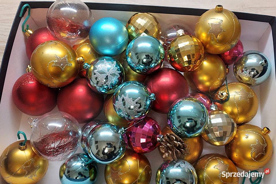 duzy zestaw ozdób choinkowych Bukowno