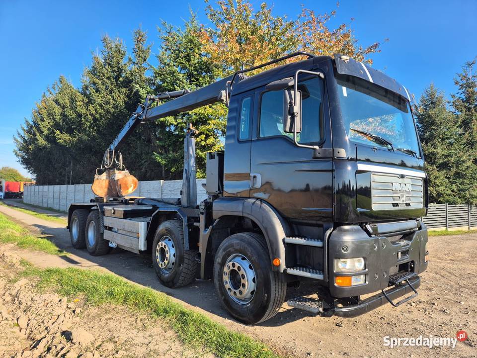 MAN Tga 32460 8x4 Loglift czerpak Hakowiec Pleszew