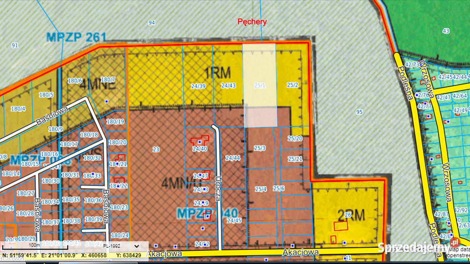 Sprzedam 6711 m2 Piskórka gm Prażmów BUDOWLANA