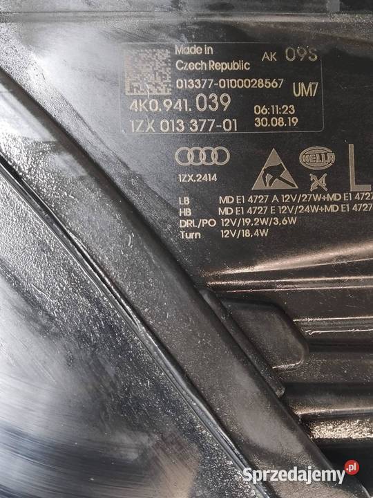LAMPA PRZÓD LEWA FULL LED EUROPA 4K094137701