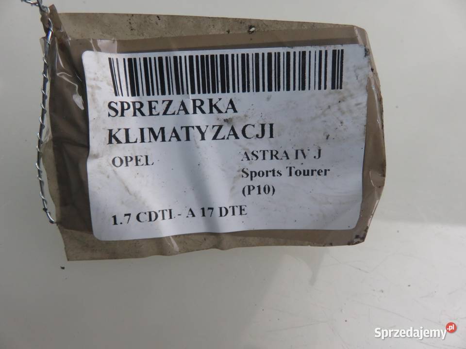 KOMPRESOR KLIMATYZACJI OPEL ASTRA IV J 17 CDTI