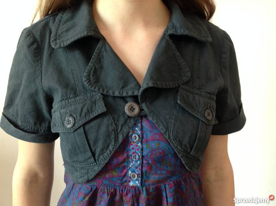 Żakiecik krótki grafitowy Częstochowa