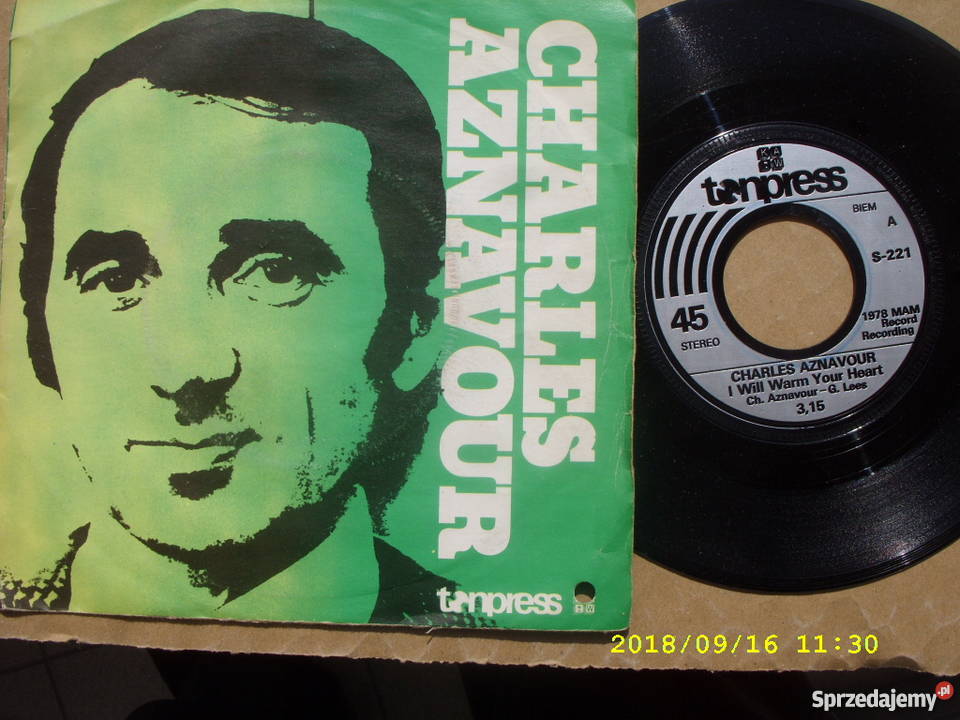 CHARLES AZNAVOUR 1978 r singiel winyl Wołów