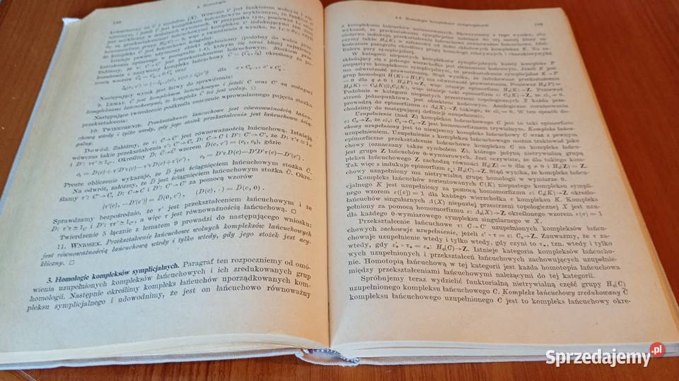 Topologia algebraiczna Edwin H Spanier studia Podręczniki Gdańsk