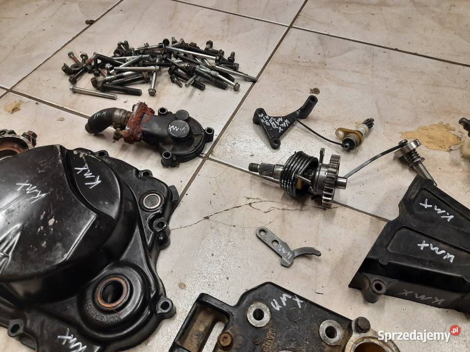 Kawasaki KMX 125 silnik części cylinder wał Jelenia Góra