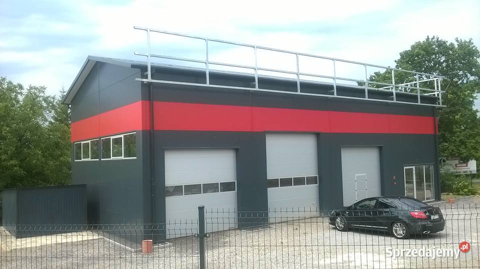 Hala magazynowa przemysłowa warsztat mechanika Czarny Las