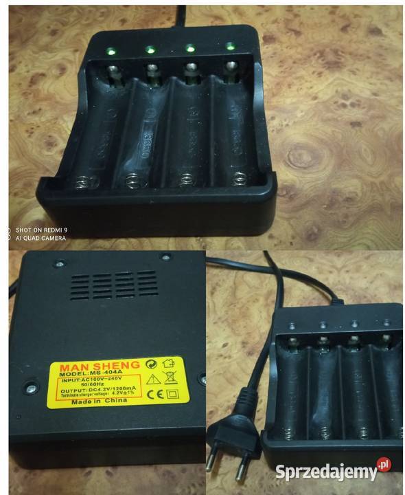 Ładowarka akumulatorów 18650 sprzedam Części do elektronarzędzi