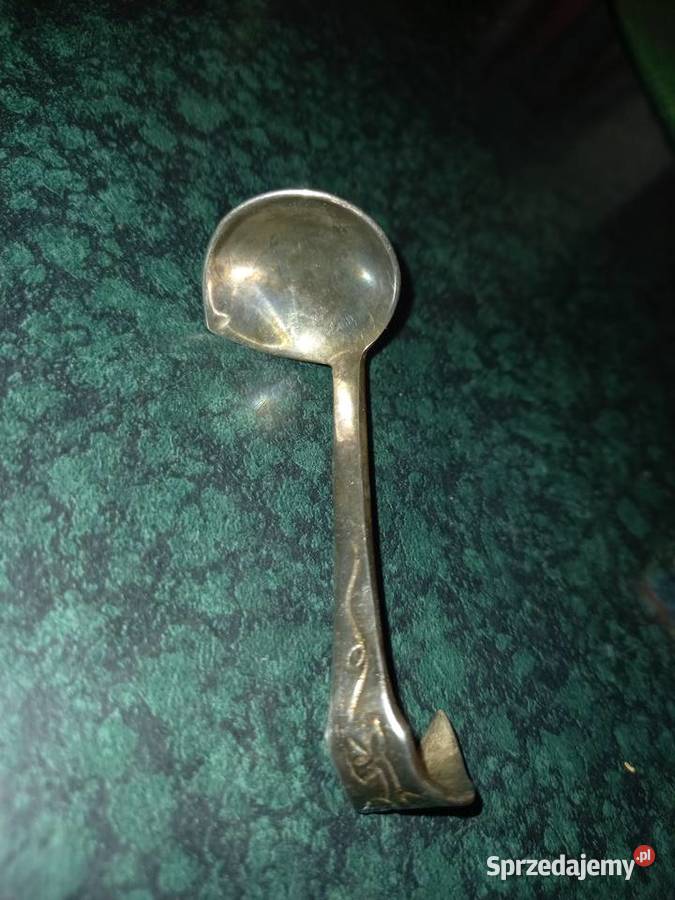 Chochla do śmietanki posrebrzano
