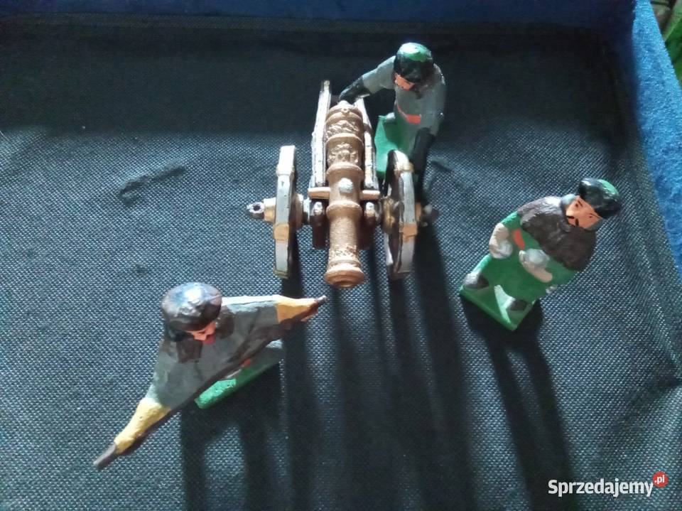 Obsługa armaty Żołnierzyki PRL potop szwedzki Warszawa