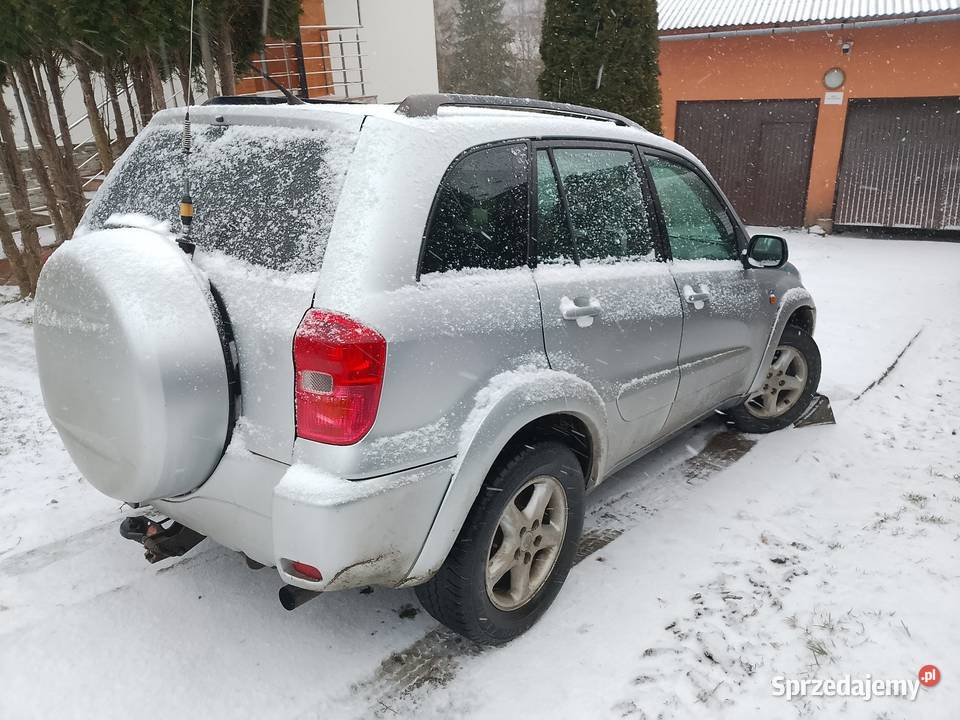 Sprzedam toyota rav4 20d4d 2003 stan srebrny Grybów sprzedam