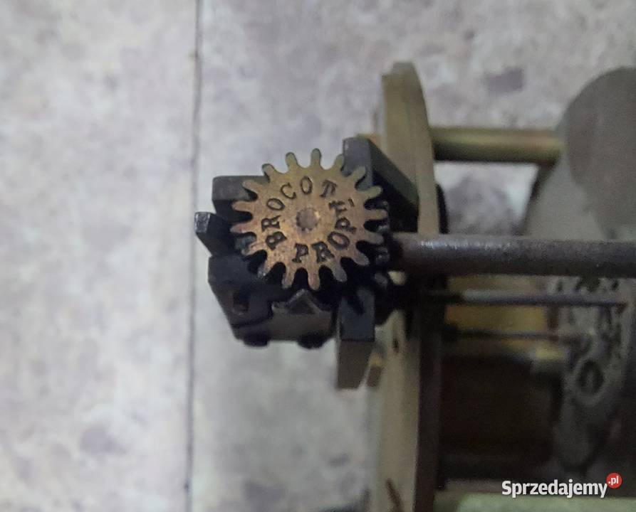 707 Mechanizm starego francuskiego zegara pomorskie Tczew