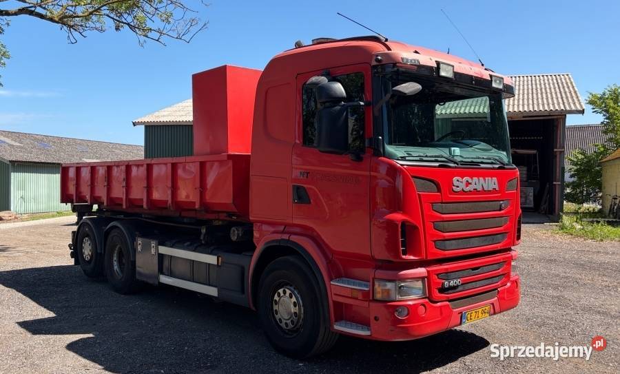 Scania G400 linowiec wywrotka 3 str 6x2 Gdynia