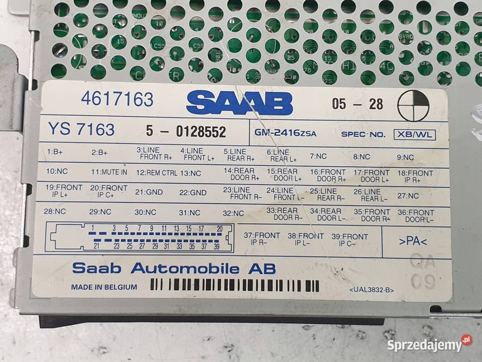 Saab 95 lift WZMACNIACZ moduł RADIA 4617163 Janów