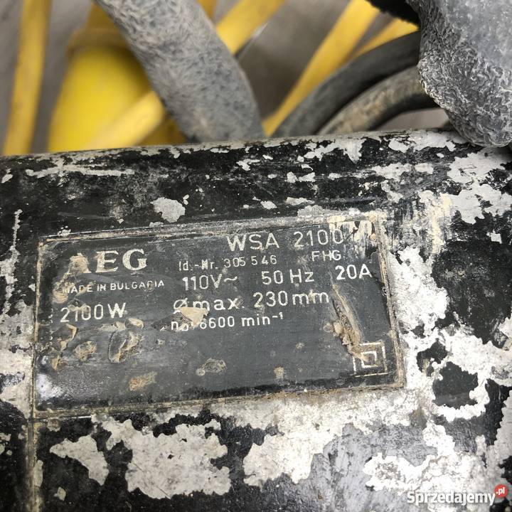 AEG Makita gumówka 230mm i 100mm transformator