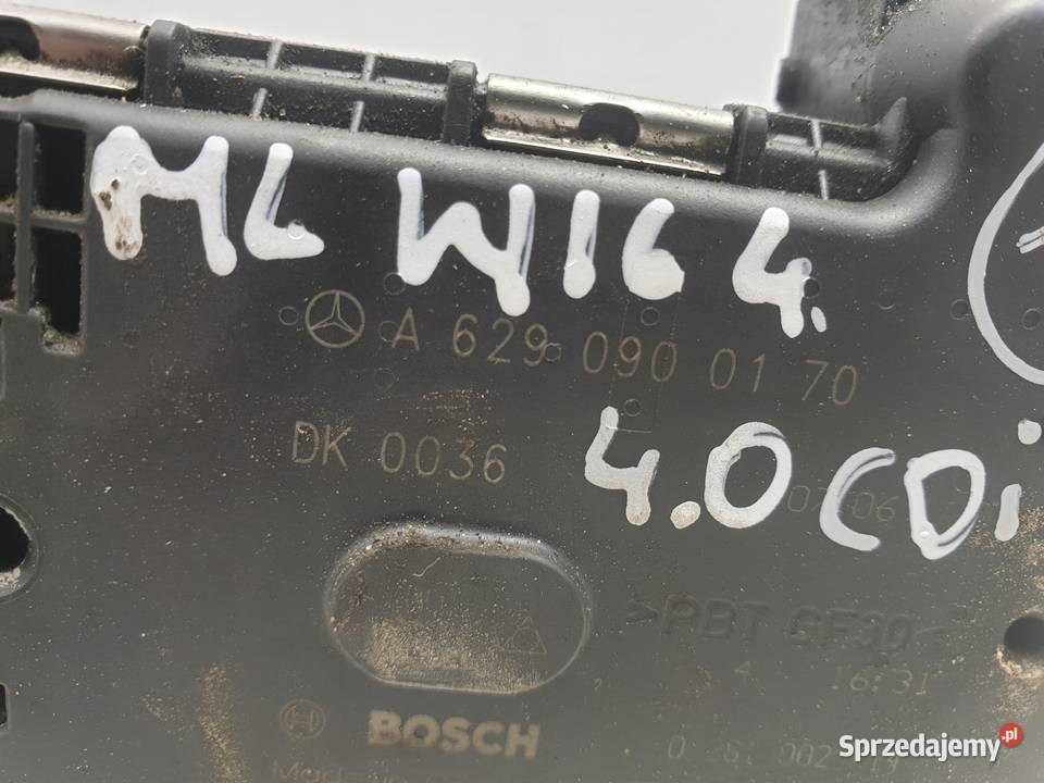 PRZEPUSTNICA Mercedes ML W164 450 40 V8 CDI