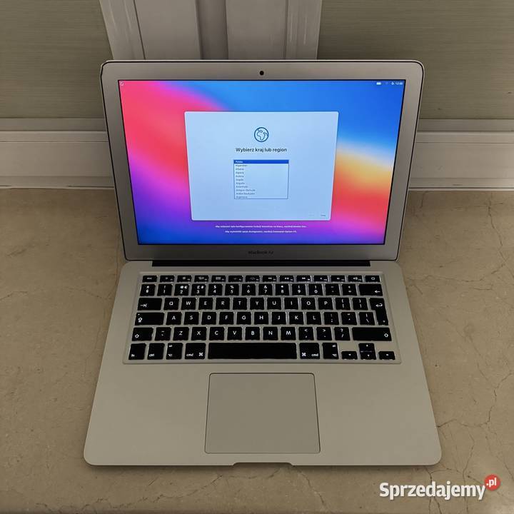 MacBook Air 13 A1466 2013 i5 4GB 128SSD Big Sur Kamera  mazowieckie Warszawa sprzedam