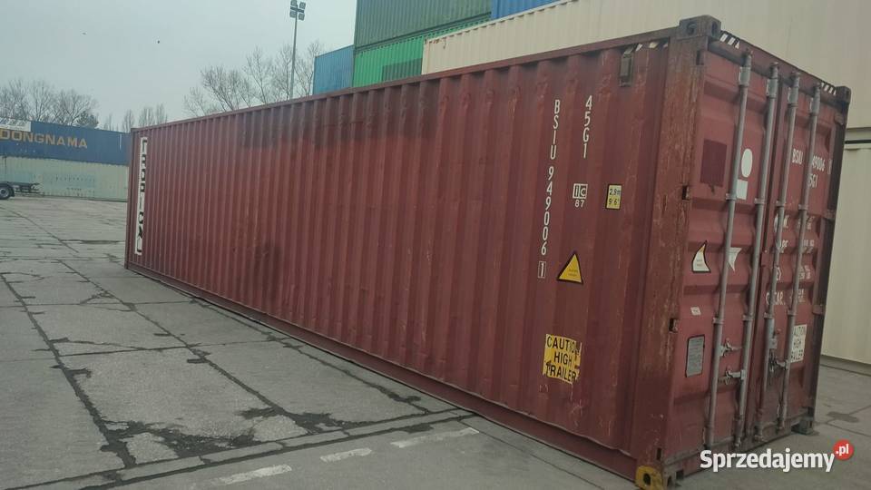 PROMOCJA Kontener Morski Używany Magazynowy 40HC Magazynowanie Warszawa