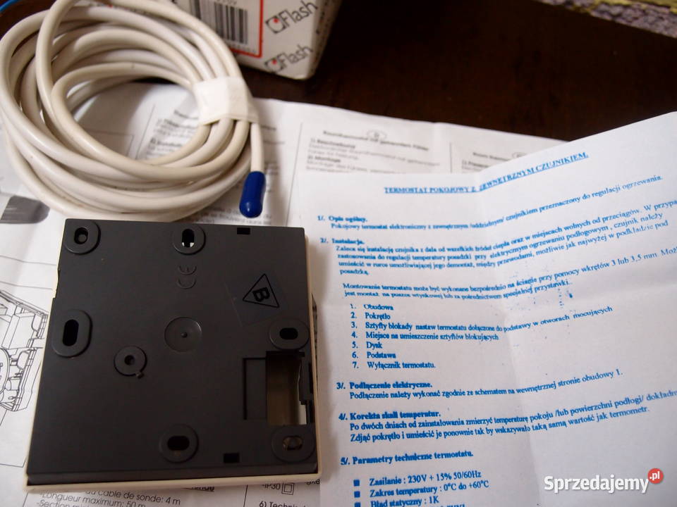 Termostat pokojowy elektroniczny Flash 1797 Łódź