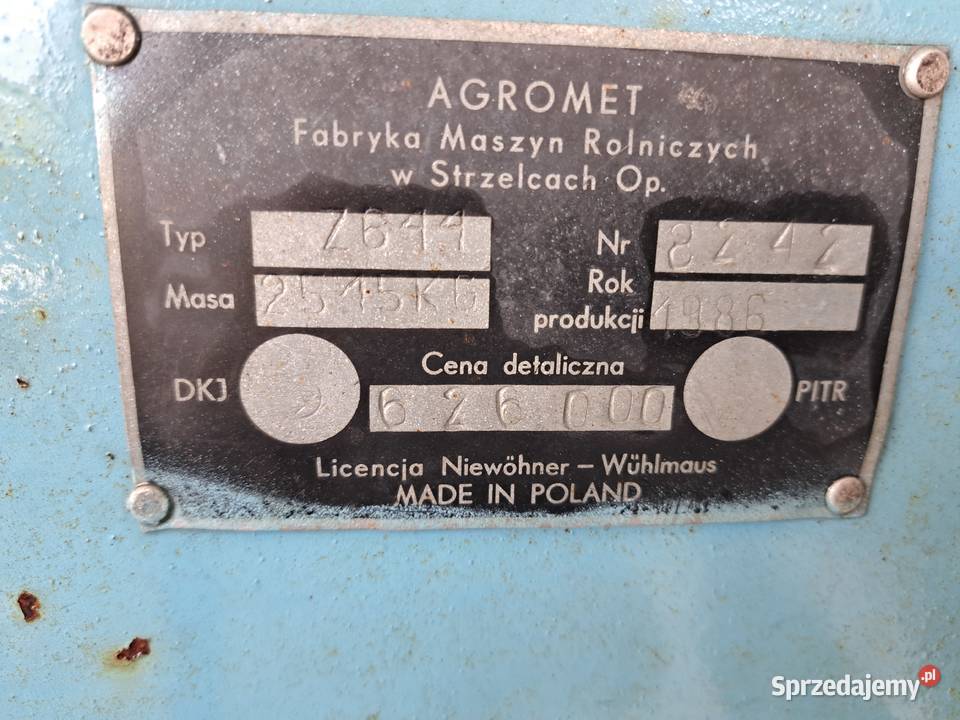 Kombajn ziemniaczany anna z644 Sienno