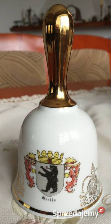 Dzwonek ceramiczny z herbem Berlina