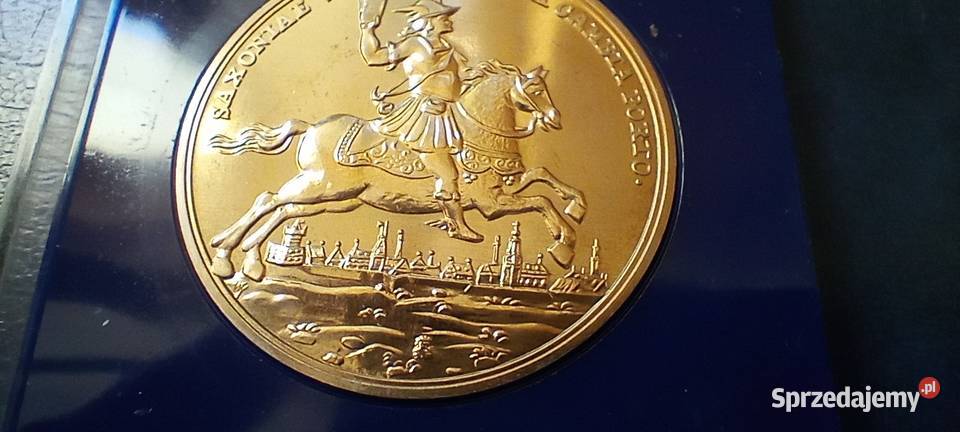 Stare monety Medal August II Mocny 269 podkarpackie Lesko
