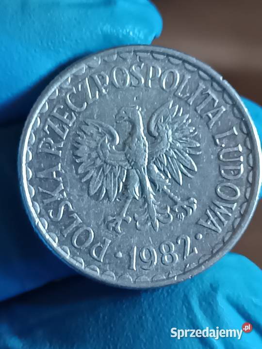 Sprzedam 1 zl 1982 r Cienka data Chełm