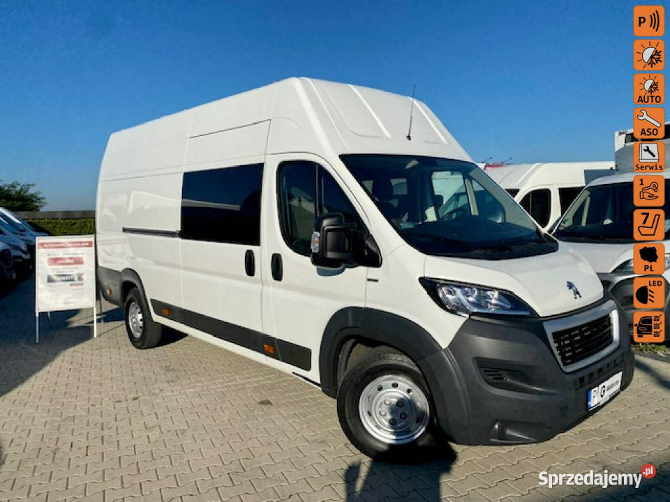 Peugeot Boxer Salon Brygadówka DOKA 7 osób Maxi komputer pokładowy Leszno