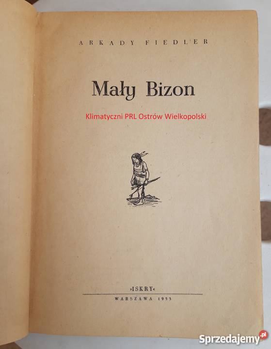 Mały Bizon Adrkady Fiedler Państwowe Wydawnictwo śląskie