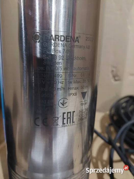 Pompa głębinowa Gardena Premium 60005 inox Legnica