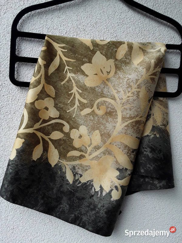 Chusta 100poliester motywy kwiatoweakantowe Warszawa sprzedam