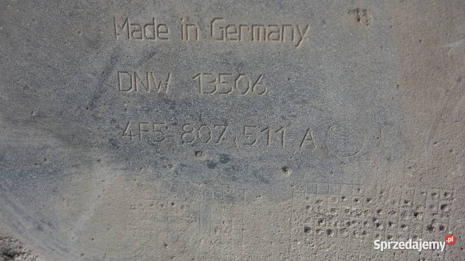 AUDI A6 C6 4F SEDAN 0408 ZDERZAK TYL TYLNY osobowe Karoseria sprzedam