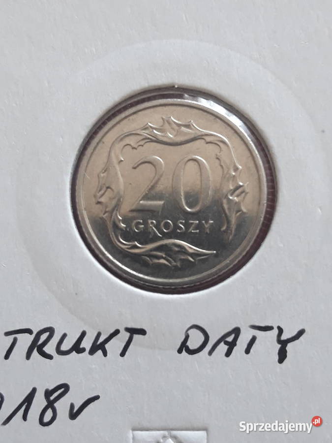 20 Groszy 2018 r Destrukt daty Konin sprzedam