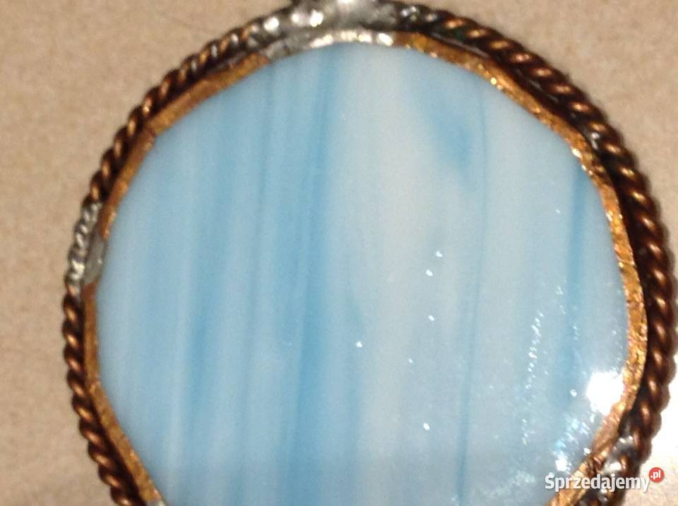 Stara Duża Zawieszka Wisior z Plastrem Kamienia Dla kobiet Ozdoby Moda i Styl lubuskie