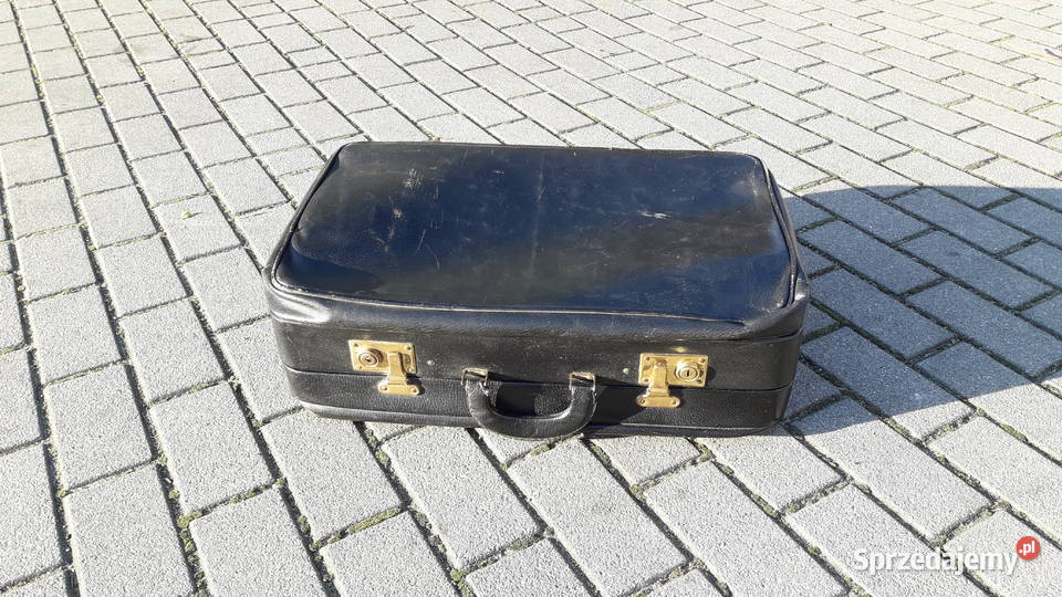 Stara walizka PRL lata 60 70 podana sztukę pomorskie