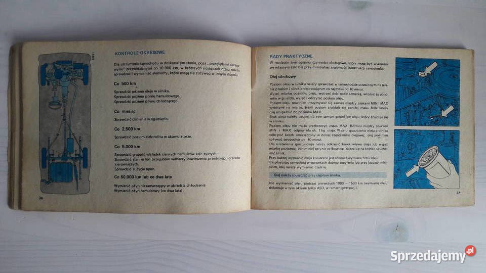 Książeczka instrukcja obsługi FSO 1300 i 1500 Głuchołazy