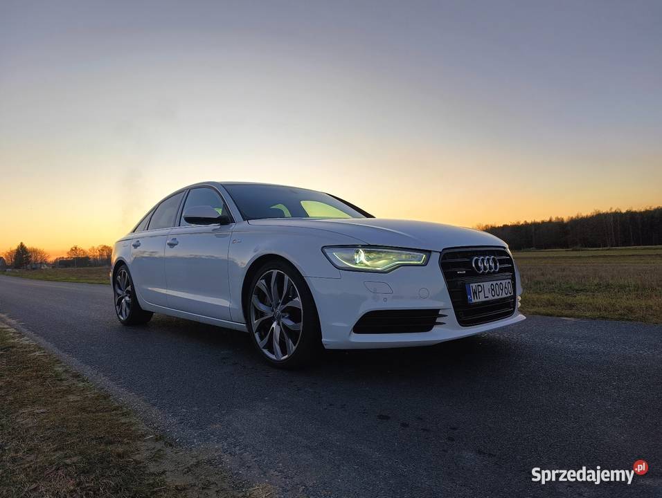Audi A6 C7 Supercharged 2014r przyciemniane szyby mazowieckie Płock