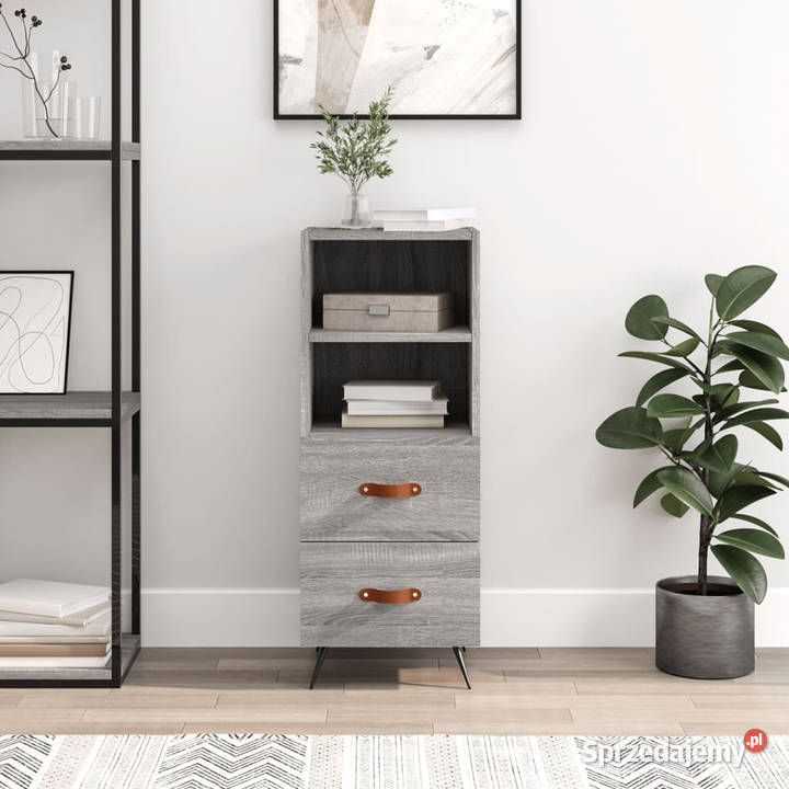 Szafka szary dąb sonoma 345x34x90 materiał Warszawa