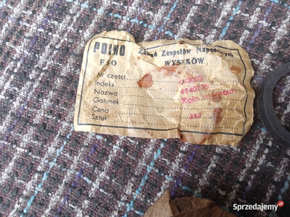 Fiat 125p kola rozrządunowe kolo wyciszacz Stalowa Wola