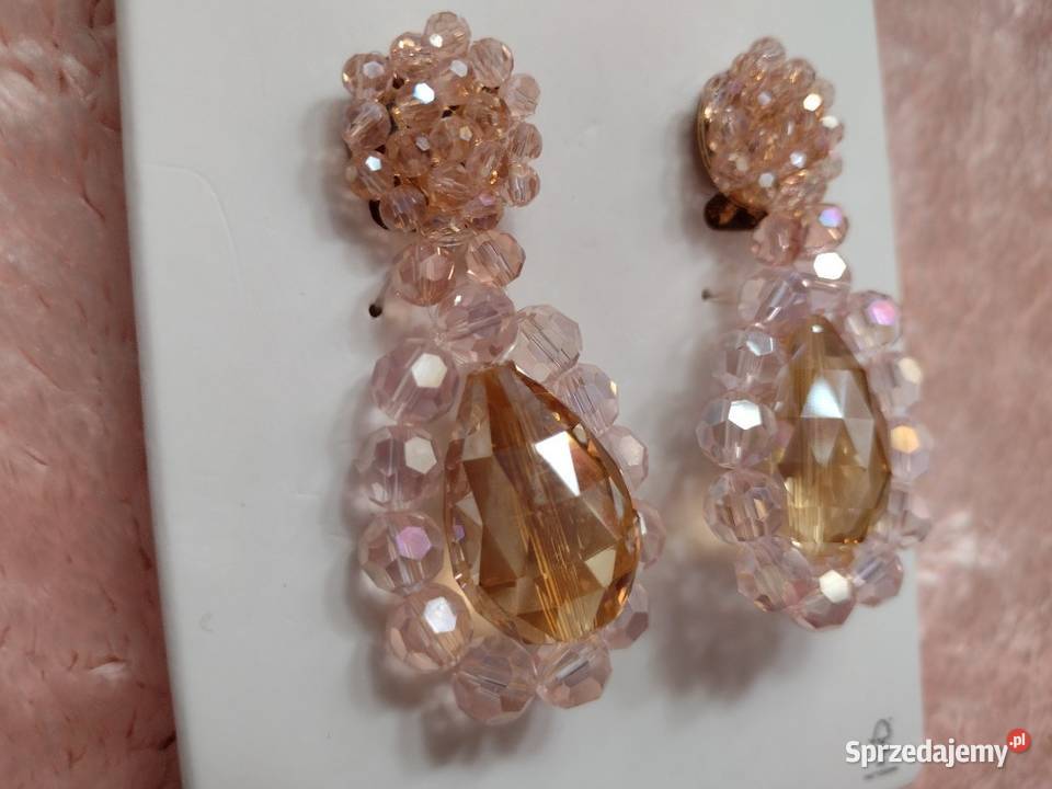 ZARA Wytworne kolczyki wieczorowe z MadrytuNOWE Kraków