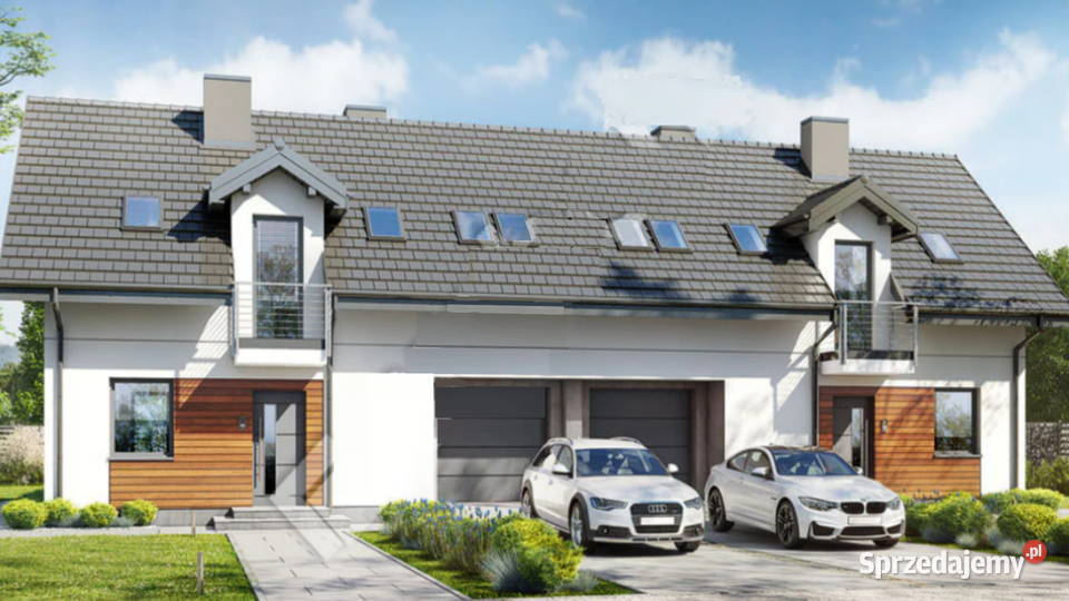 Dom z garażem Wieliczka Przebieczany bliźniak 450m2