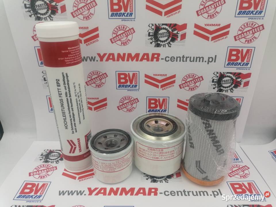 Yanmar SV15vt 17vt19vt zestaw filtrów 50 mth łódzkie Łódź