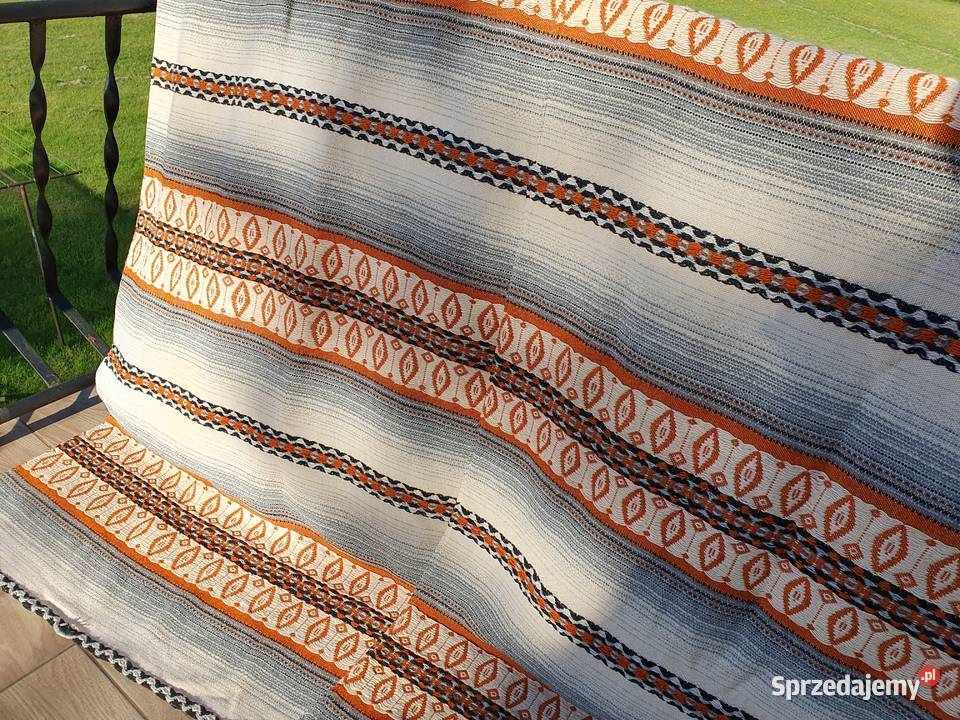 Wełniane zasłony z lat 60 Myszków