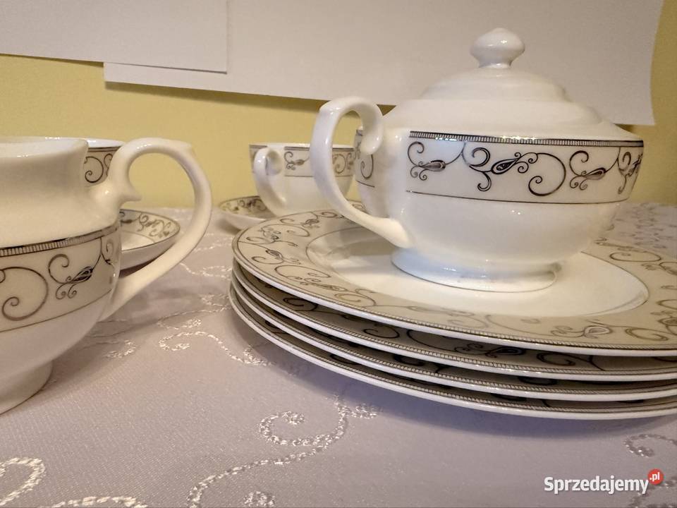 Serwis Kawowy Casalino Bone China 18 Elementów Porcelana i szkło śląskie Czerwionka-Leszczyny