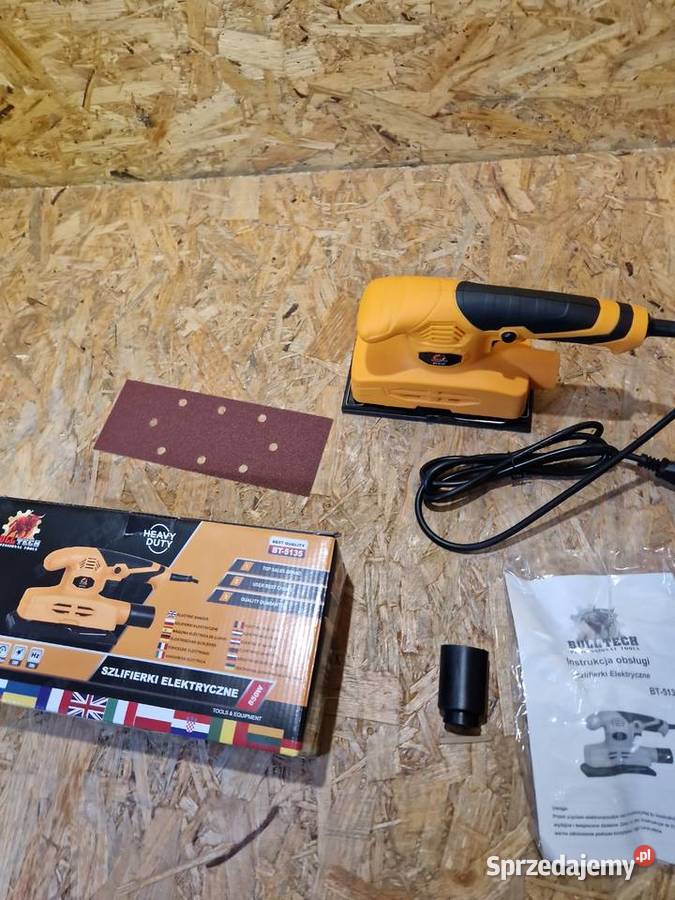 DUŻA SZLIFIERKA OSCYLACYJNA PROSTOKĄTNA 850W Szlifierki oscylacyjne Głogowa